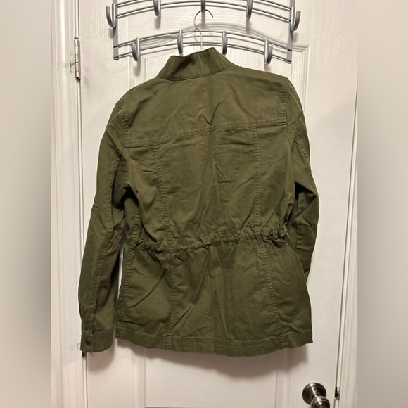 GAP core Utility Jacket Olive Green women’s M military outdoors neutral EUC army - Picture 2 of 16